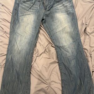 Buffalo David Bitton Light Blue Bootcut Jeans